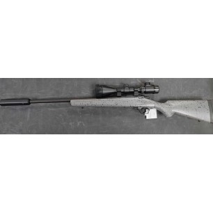 CARABINE A VERROU BERGARA BMR STEEL 17 HMR+LUNETTE RTI 3-12x56  - RÉTICULE 4 LUMINEUX RTI 3-1+MONTAGE HAWKE WEAVER 30MM MEDIUM