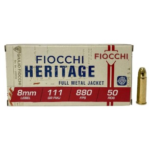FIOCCHI 8MM FMJ 1892 111GR X 50
