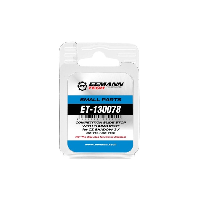 EEMANN TECH CZ 75 SLIDE STOP WITH THUMB REST FOR SHADOW 2
