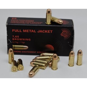 GECO 7.65 BROWNING .32 ACP FMJ 73Gr/4.75g