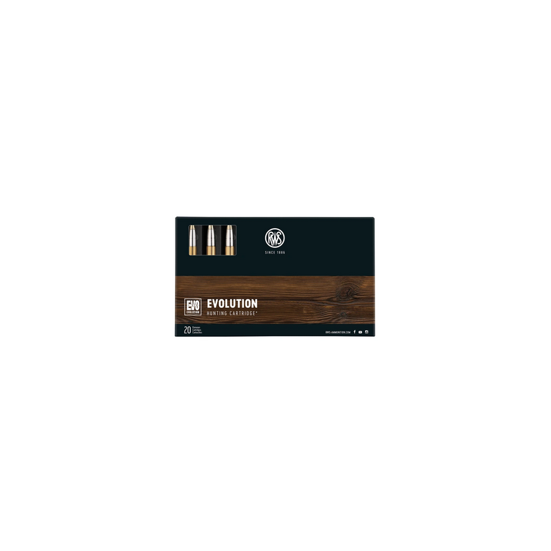 CARTOUCHE RWS EVO 270 WIN 154 GR 10G CARTOUCHE RWS EVO 270 WIN 154 GR 10G