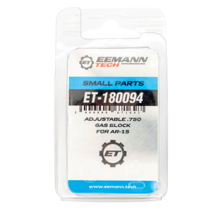 EEMANN TECH ADJUSTABLE .750 GAS BLOCK FOR AR-15