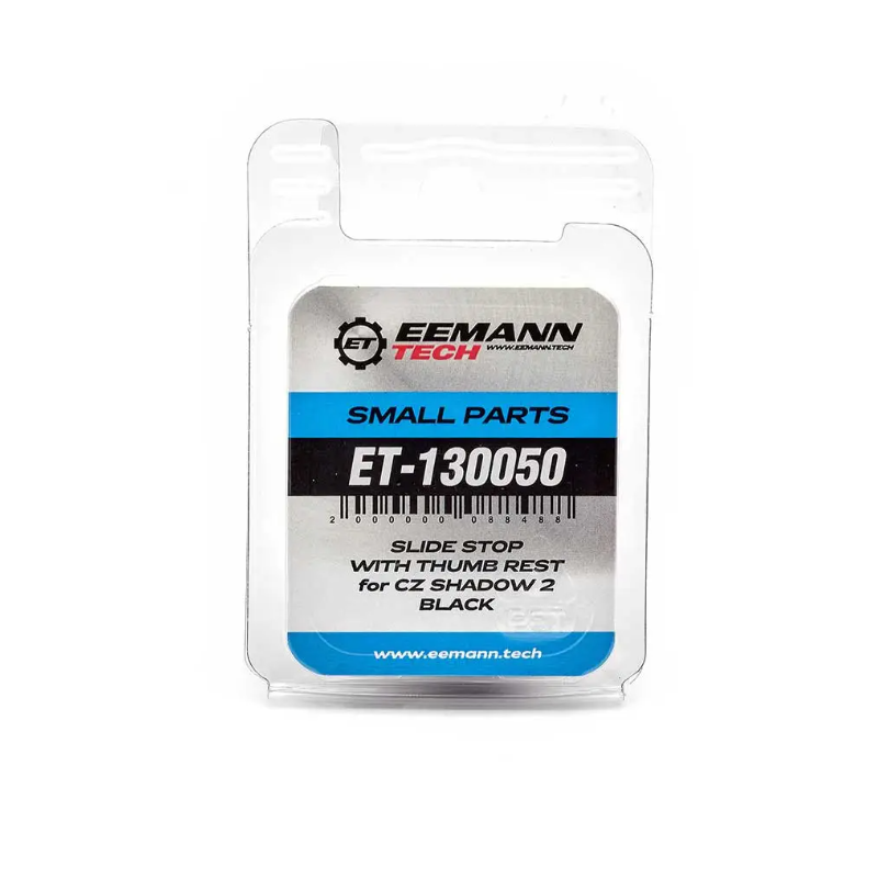 EEMANN TECH SLIDE STOP WITH THUMB REST FOR CZ SHADOW 2 - BLACK