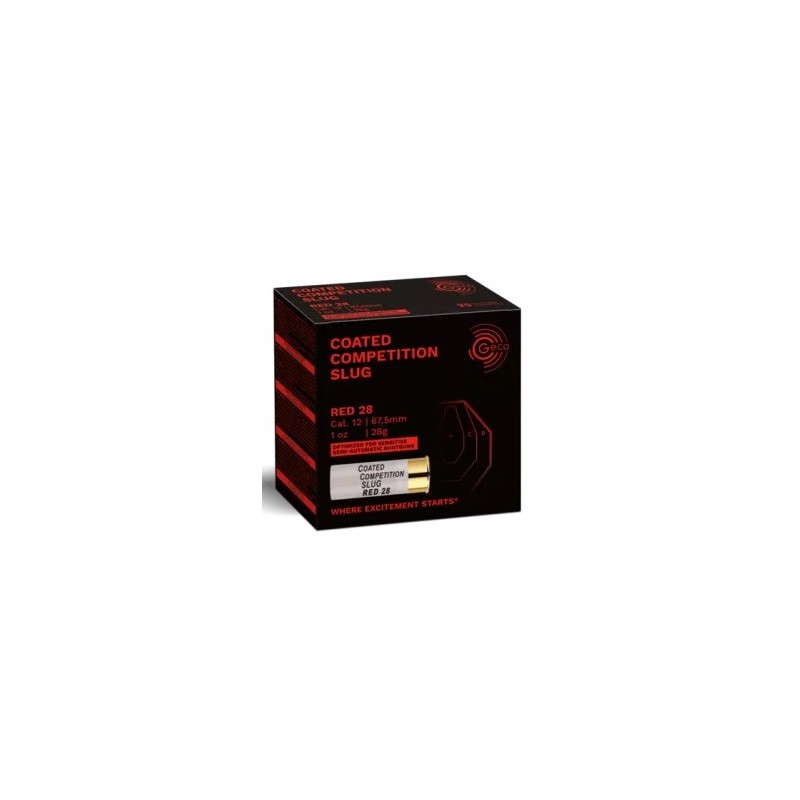 GECO COMPETITION SLUG CCS RED 28 CAL 12/67