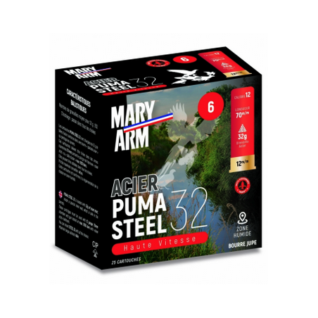 CARTOUCHES MARY ARM ACIER PUMA STEEL 32 CAL 12 N 4