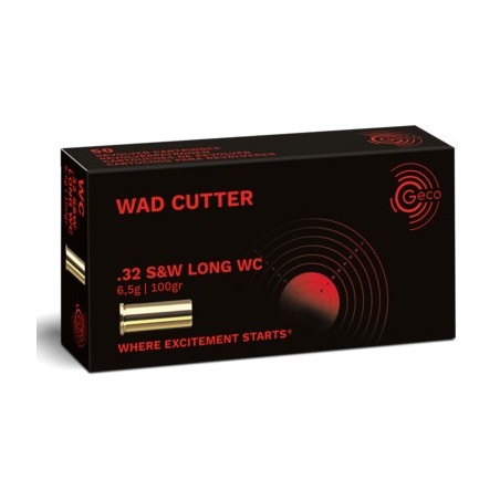 GECO 32 S&W long WC 100GR 6.5G
