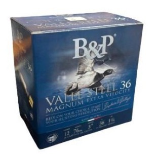 CARTOUCHES VALLE STEEL MAGNUM 36 12/76 36G N°4