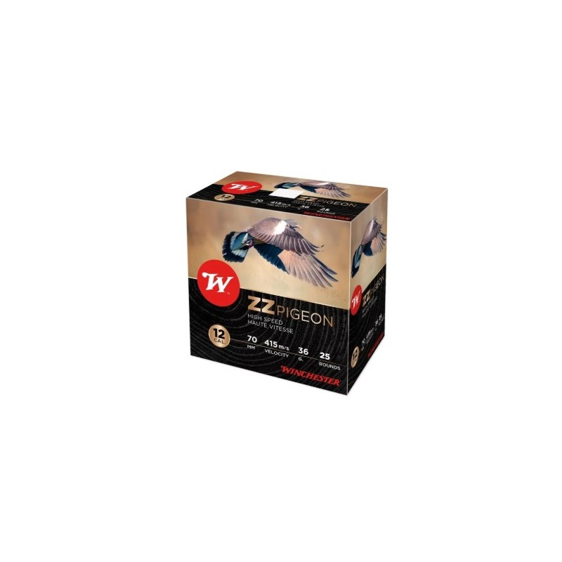 CARTOUCHES WINCHESTER ZZ PIGEON CAL 12/70 36G N°6 CARTOUCHES WINCHESTER ZZ PIGEON CAL 12/70 36G N°6