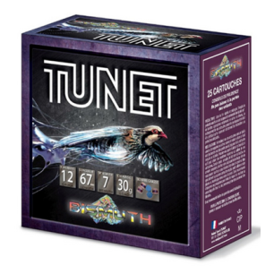 CARTOUCHES TUNET BISMUTH PERDRIX 30GR 12/67 N°7