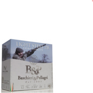 CARTOUCHES B&P LIGHT STEEL 28 GR CAL 12/70 32G P3