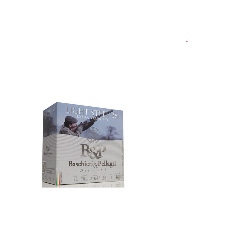 CARTOUCHES B&P LIGHT STEEL 28 GR CAL 12/70 32G P3