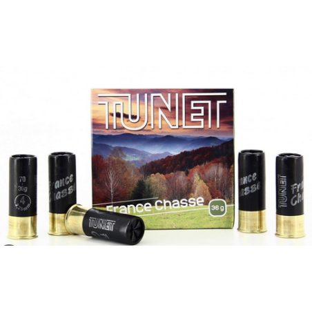 CARTOUCHES TUNET FRANCE CHASSE N°5 36GR BJ CAL 12