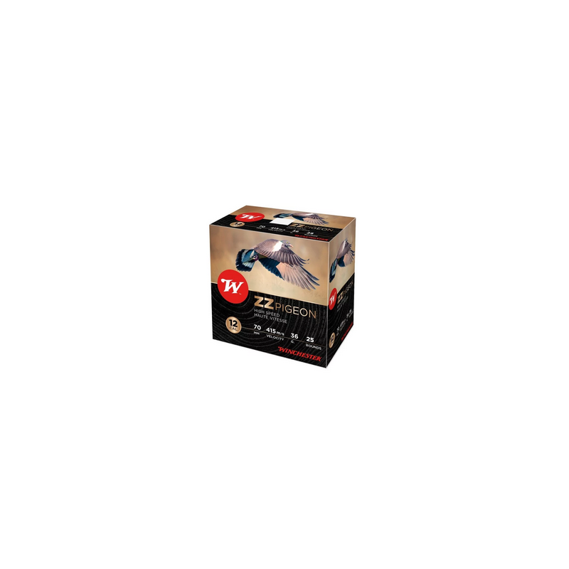 CARTOUCHES WINCHESTER ZZ PIGEON CAL 12/70 36G N°6 CARTOUCHES WINCHESTER ZZ PIGEON CAL 12/70 36G N°6
