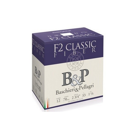 B&P F2 CLASSIC FIBER CAL 12 PLOMB N° 8
