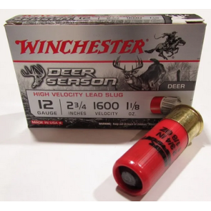 CARTOUCHES WINCHESTER SLUG DEER SEASON 12-70 70MM 35g 5/100