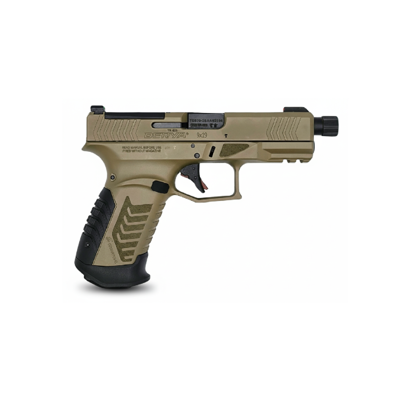 PISTOLET DERYA DY9 FDE Fileté "Optics Ready" cal.9x19 PISTOLET DERYA DY9 FDE Fileté "Optics Ready" cal.9x19