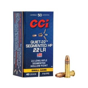 CCI 22 LR QUIET SEGMENTED HP X50