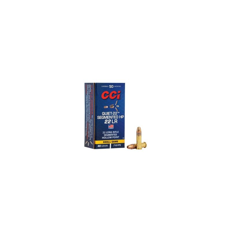 CCI 22 LR QUIET SEGMENTED HP X50