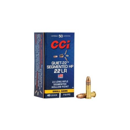CCI 22 LR QUIET SEGMENTED HP X50