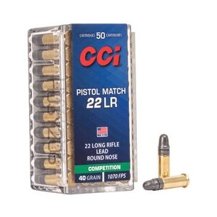 CCI 22LR PISTOL MATCH X 50
