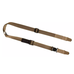 SANGLE DEUX POINTS CLIP COYOTE