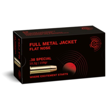 GECO 38 SPECIAL FMJ 158GR X 50