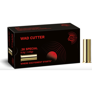 GECO 38 SPECIAL WAD CUTTER X 50