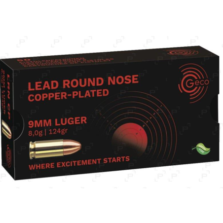 GECO 9X19 LRNCP 124GR X50