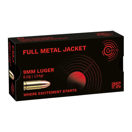 GECO 9X19 FMJ 124 GR X 50