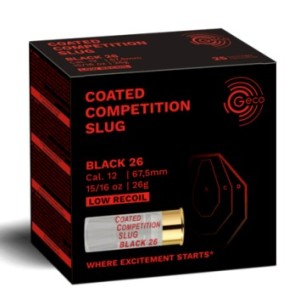 GECO COMPETITION SLUG BLACK 26G CAL 12/67