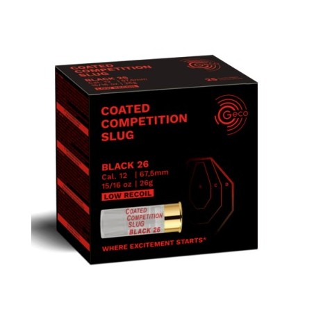 GECO COMPETITION SLUG BLACK 26G CAL 12/67