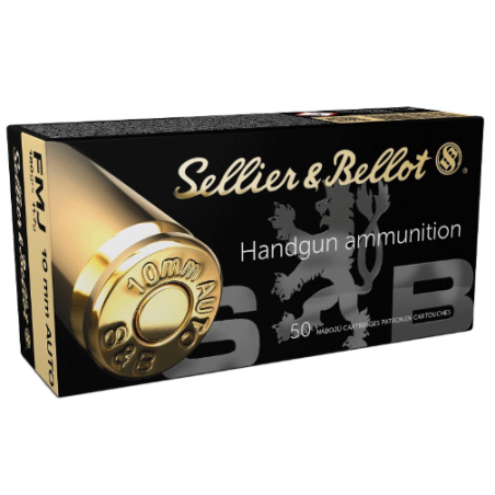 CARTOUCHE SELLIER & BELLOT 10MM AUTO FMJ 180GR