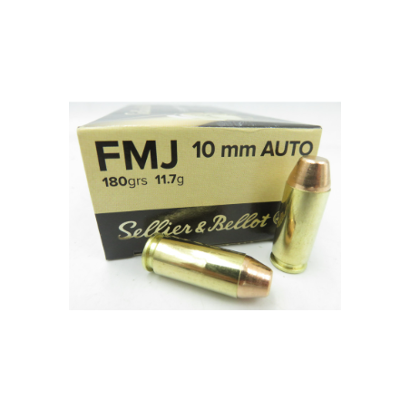 CARTOUCHE SELLIER & BELLOT 10MM AUTO FMJ 180GR