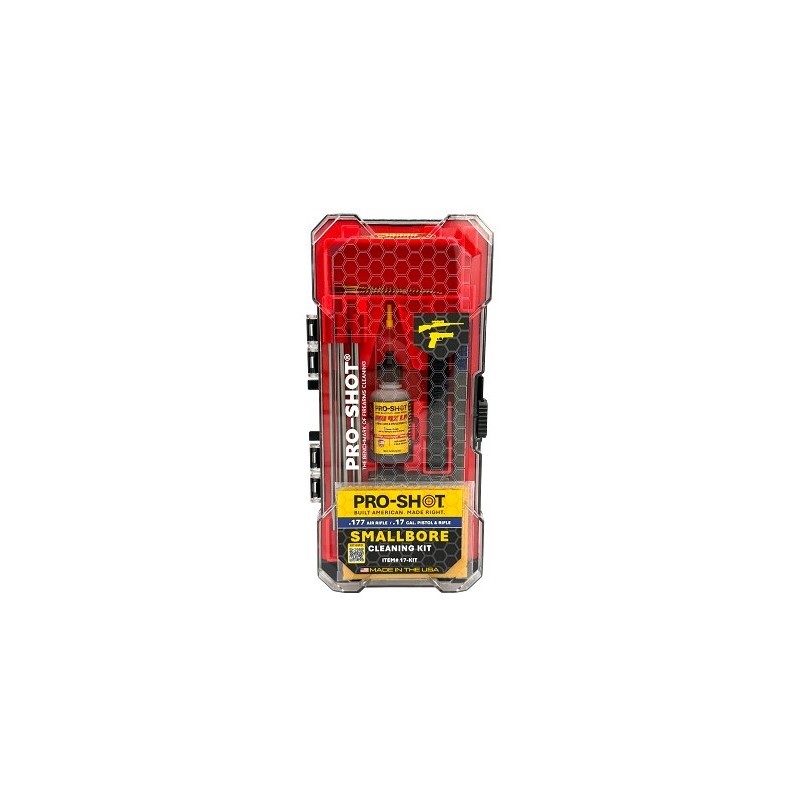 KIT DE NETTOYAGE 177 AIR RIFLE / PISTOL CAL 17 BOX CLEANING KIT