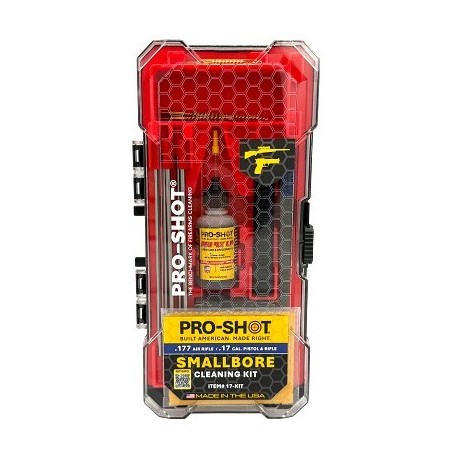 KIT DE NETTOYAGE 177 AIR RIFLE / PISTOL CAL 17 BOX CLEANING KIT