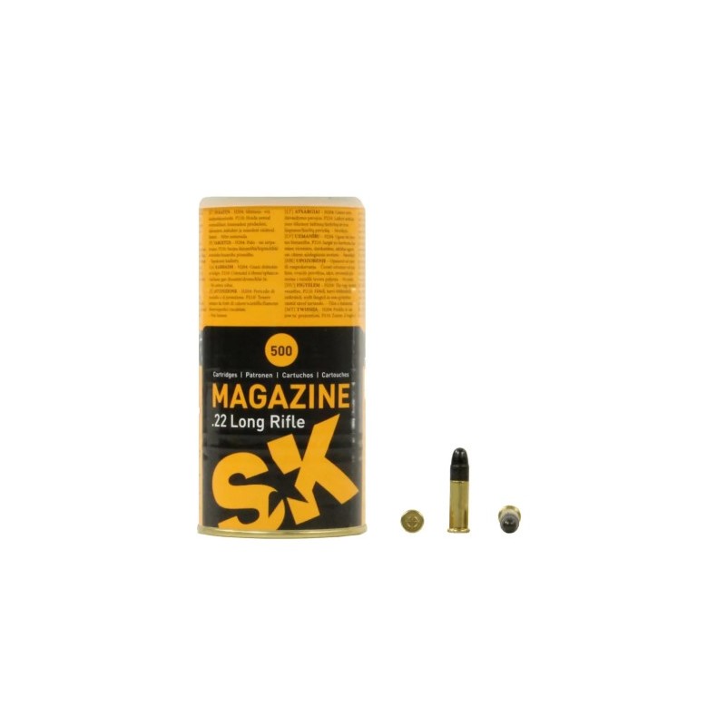 CARTOUCHES 22 LONG RIFLE SK MAGAZINE X 500