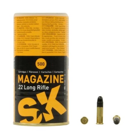 CARTOUCHES 22 LONG RIFLE SK MAGAZINE X 500