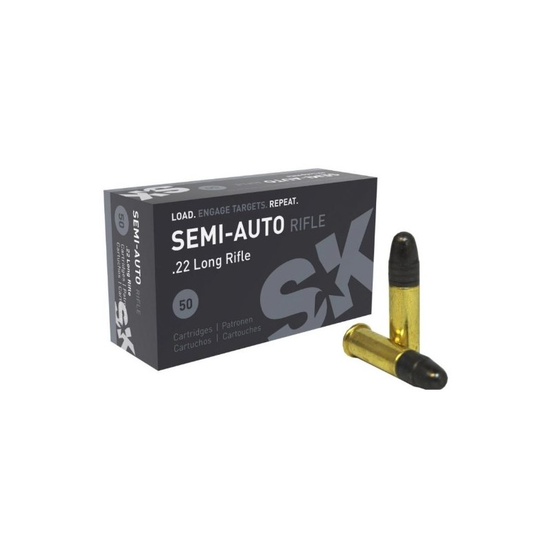 CARTOUCHES SK 22 LR SEMI AUTO RIFLE X 50