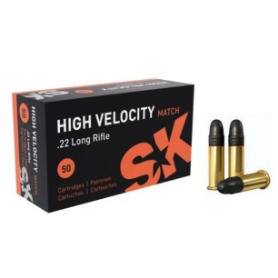 MUNITION SK 22LR HIGH VELOCITY MATCH X 50