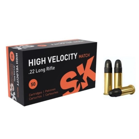 MUNITION SK 22LR HIGH VELOCITY MATCH X 50
