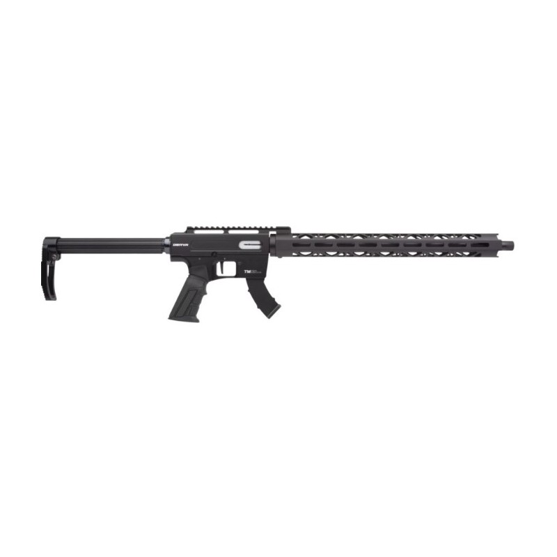 DERYA TM22 CAL.22LR CANON 18CM NOIR 2 CHARGEUR 10 COUPS GARDE MAIN LONG