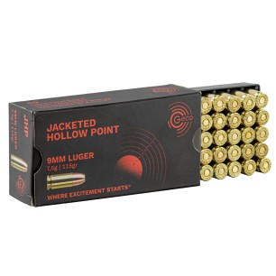 GECO 9 MM LUGER JHP 115GR 7.5 GR