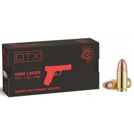 GECO 9MM LUGER 115GR DTX X50