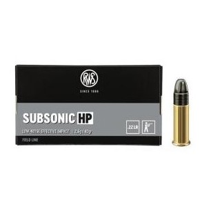 RWS 22LR SUBSONIC HP 2.6G 40GR