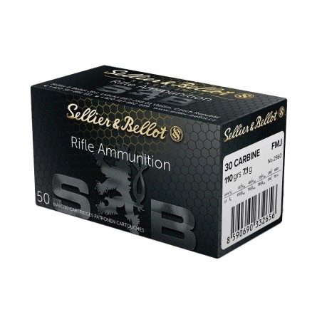 SELLIER & BELLOT 30 CARBINE 110GR FMJ X 50
