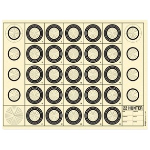 CIBLES BENCHREST 22LR 50M