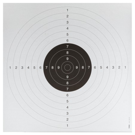 CIBLE  53 x 53 cm C50 BLANC