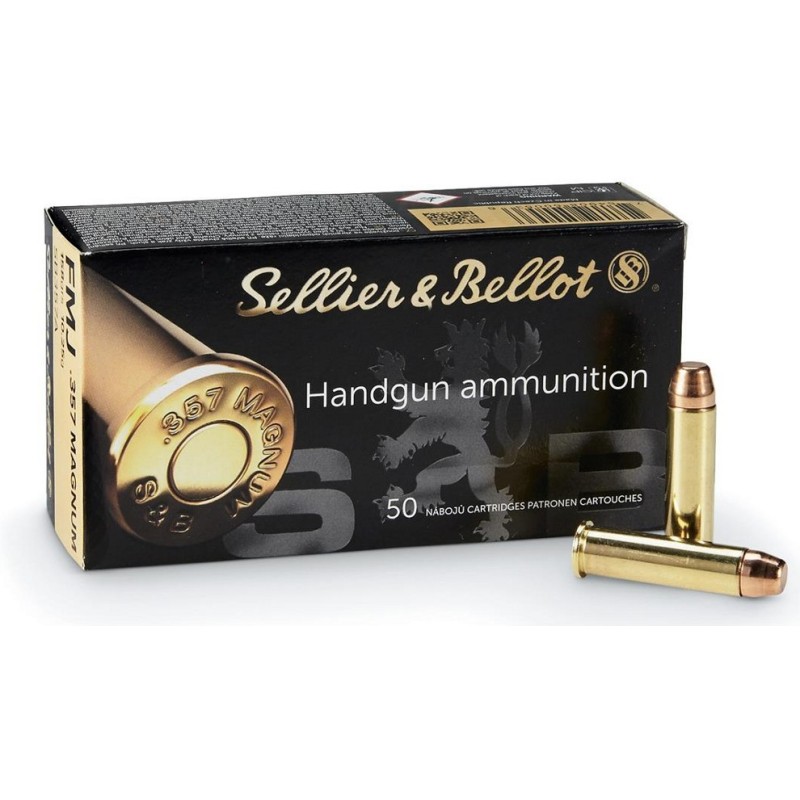 SELLIER & BELLOT 357 MAGNUM FMJ X50 158GRS SELLIER & BELLOT 357 MAGNUM FMJ X50 158GRS
