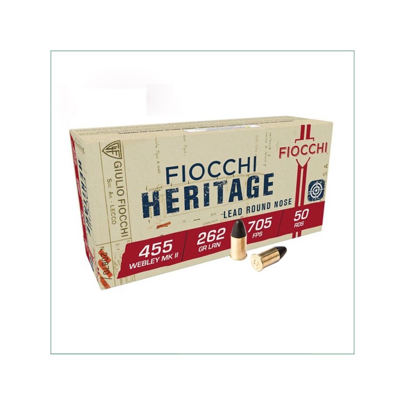 FIOCCHI HERITAGE 455MKII 262GR X 50