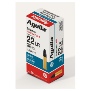 AGUILA 22LR SUBSONIQUE 38gr hp X50